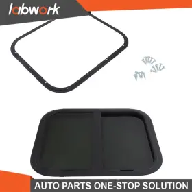 Tl35051q Labwork 24 Inch X20 Universal Rv Window Black Horizontal Sliding With Mounting Trim Ring