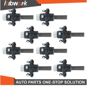 Tl35133q Labwork 8pack Trailer Axle Kit With 4 On Inch Bolt Idler 1 Hub And Round Bt8 Spindle