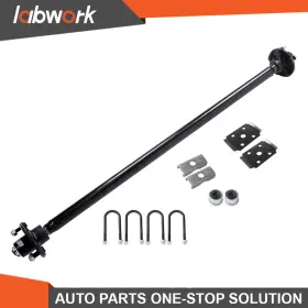 Tl39148q Labwork 2000lbs Trailer Axle 5 Lug-4.5 Inch 52 Hub Face For All Light Trailers