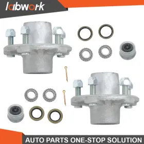 Tl43372q Labwork 2 Sets 5 On 4.5ft Galvanized Trailer Hub Kit For 2000 Lbs. 1ft Spindle Tl43372q Labwork 2 Sets 5 On 4.5ft Galvanized Trailer Hub Kit For 2000 Lbs. 1ft Spindle