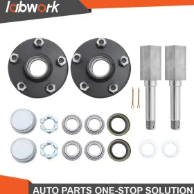 Tl43424q Labwork 2 Sets 5 On 4.5ft Trailer Hub Kit And Square Bt16 Spindle