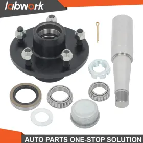 Tl43485q Labwork 5 On 5ft Trailer Hub Kit And 8.25ft Round #84 Spindle With Bearing