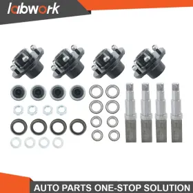 Tl43491q Labwork 5 On 5.45ft Trailer Hub Kit And Square #84 Spindle With Bearing