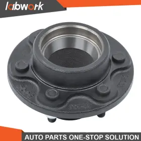 Tl43609q Labwork 6 Lug On 5.5 Inch - Trailer Axle Idler Hub Inner And Outer Races Installed