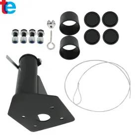 Labwork Tr45920 12 Inch -17 Adjustable Forward Offset Fifth 5th Wheel Adapter Hitch To Gooseneck