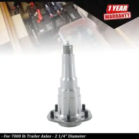 Tur959354i Labwork New #42 Weld-on Spindle With Flange For 7000 Lb Trailer Axles - 2 1/4 Inch Diameter