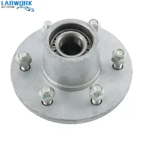 La2485941cm Labworkauto W/bearing Kit For 6000lb Axle 6 On 5.5ft Galvanized Trailer Hub #42 Spindle