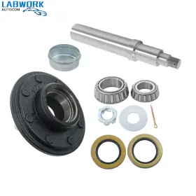 La2487594cm Labworkauto 8 On 6.5ft Wheel Hub Kit And Circular For 7000lbs Axle #42 Spindle With Bearing