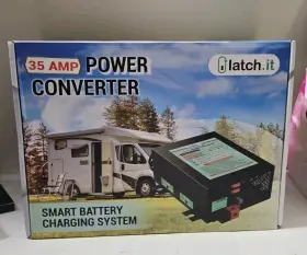H5-c6vv-pz8q Latch.it Rv Converter Battery Charger 35amp 120vac To 12vdc Supply