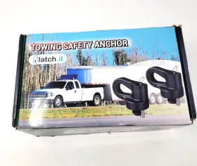 Htchb01 Latch.it Safety Anchors 2-pack Gooseneck Hitch Chain 30k Lbs Load