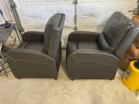 692829 Lci 2 X Thomas Payne Dark Chocolate Pushback Recliner Chair Rv Camper Trailer 27.5 Inch #3