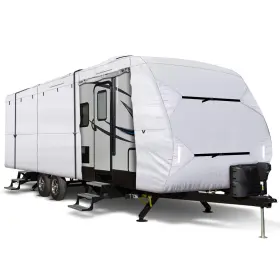 210d Leader Accessories 841432146825 Upgrade 14ft-16ft L Travel Trailer Rv Cover 210d Leader Accessories 841432146825 Upgrade 14ft-16ft L Travel Trailer Rv Cover