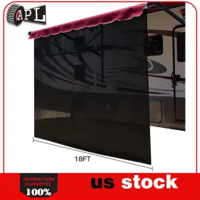Ap17878004c Leader Rv Awning Fabric 8ft Shade Screen Mesh 18ft Camper Trailer Replacement