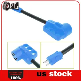 Leader E10907cp398s 15 Amp Male To 50 Female Adapter Rv Electrical Converter Cord Cable