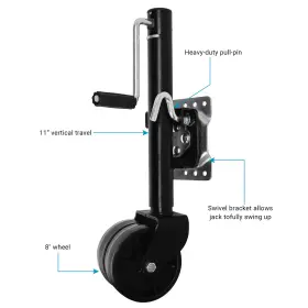 Leadzm 840349920849 Dual Wheel Trailer Jack 2000 Lbs Bolt-thru Swivel Sidewind 12 Inch Lift Boat 8 Whee #3 Leadzm 840349920849 Dual Wheel Trailer Jack 2000 Lbs Bolt-thru Swivel Sidewind 12 Inch Lift Boat 8 Whee #3