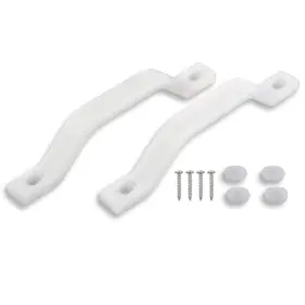 Leisure Coachworks 630991283931 2 All Weather Plastic Grab Handles - Oem Replacement White 9 Inch Leisure Coachworks 630991283931 2 All Weather Plastic Grab Handles - Oem Replacement White 9 Inch
