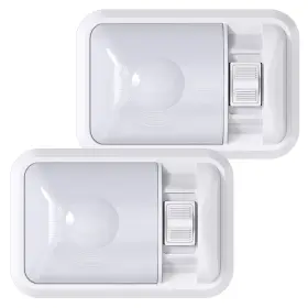 Leisure Led 630991283344 2 Pack 12v Rv Ceiling Dome Light Interior Lighting Frosted Lens For Traile Leisure Led 630991283344 2 Pack 12v Rv Ceiling Dome Light Interior Lighting Frosted Lens For Traile