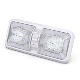 Double-48-nw-1 Leisure Led Rv Ceiling Dome Light 12v Natural White 4000k 1 Pack Interior Lighting Double-48-nw-1 Leisure Led Rv Ceiling Dome Light 12v Natural White 4000k 1 Pack Interior Lighting