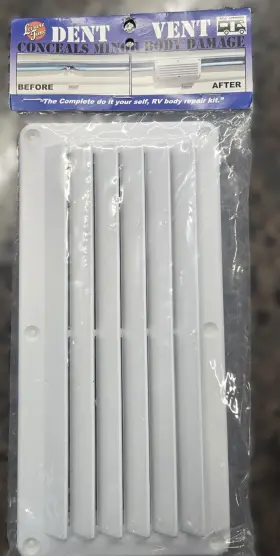 1213.1171 Leisure Time Dent Vent Rv White 5x10 Part #dv510w B 1213.1171 Leisure Time Dent Vent Rv White 5x10 Part #dv510w B