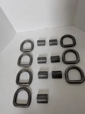 27013 Libra Set Of 7 Weld-on 3/4 Forged D-rings For Trailer Truck Tie-down Ring -27013