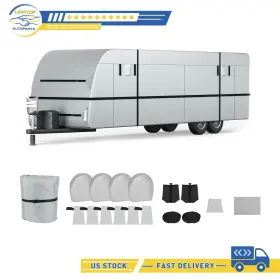 Lt18222at190s Linktop-autoparts 20-22ft Tt Oxford Cloth Travel Trailer Rv Camper Cover Windproof Extra Thick Lt18222at190s Linktop-autoparts 20-22ft Tt Oxford Cloth Travel Trailer Rv Camper Cover Windproof Extra Thick