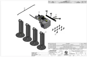 2020000551 Lippert Hydraulic 8k Leveling System Class C Jayco Entegra 2001750 Ga