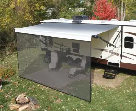 3797820717 Lippert Solera Super Shade Rv Awning Front Panel - 7ft X 17ft