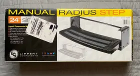 432678 Lippert Components 24 Inch Single Manual Radius Rv Anti Slip Step