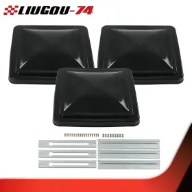 Big32002 Liugou74 14 Inch X Replacement Roof Vent Cover Camper Rv Trailer Ventline 3pcs New