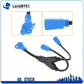 E10934cp403s Ljt Rv Power Cord Adapter Y Split 30 Amp Male To 2 15 Female Connectors