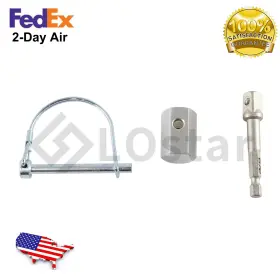 Lsot001562 Lostar Top Wind Trailer Jack Crank Cordless Drill Adapter With Accessories Curt 28921