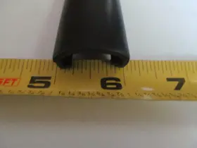 X-d881bksp Lpc 50 Feet 1 Inch Wide Black Rv Boat Camper Vinyl Trim Molding Flexible Screw Cover