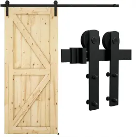 Ksyp3 Lqkumjg 6ft Sliding Barn Door Hardware Kit For Single Wood 72 Inch /6ft Black Ksyp3 Lqkumjg 6ft Sliding Barn Door Hardware Kit For Single Wood 72 Inch /6ft Black
