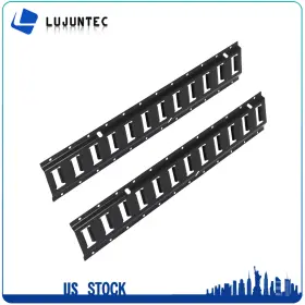 Lujuntec Jy-et024-3ft2pcs 2 Pack 3ft E Track Tie Down Rail Kit Black For Truck Trailer Loads Up To 2000 Lb