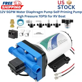4q-dc12v-6gpm-silver Lukyucha 12v 5gpm Water Diaphragm Pump Self-priming High Pressure 70psi For Rv Boat 4q-dc12v-6gpm-silver Lukyucha 12v 5gpm Water Diaphragm Pump Self-priming High Pressure 70psi For Rv Boat