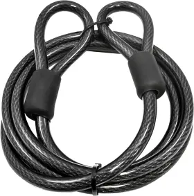 Lkc12-30ft-cable-blk Lumintrail 12mm 1/2 Inch Heavy-duty Security Cable Vinyl 30-ft Black