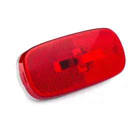 Lum-mp1r Lumitronics Hopkins 2 Inch 12v Led Sealed Mini Running Board Light Red Chrome Auto Trailer Truck