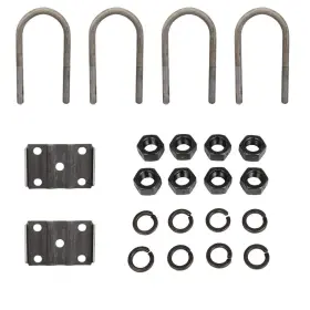 Luxfineparts 13276206 For 7000lbs Trailer Axle 3 Inch Round 7 Long M14x2 2x U-bolt Kit
