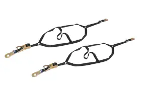 111501 Macs Tie Downs Mac S Dragster Front Nets Only Pair Flat Snap Hooks