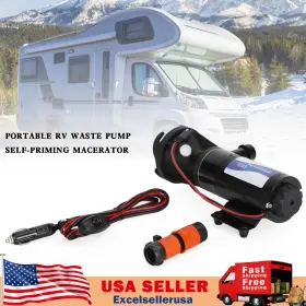 N002-a034 Madhornets 12v Rv Portable Macerator Pump Waste Water Processor Sewage Chopper Ue