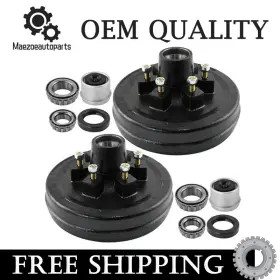 Bd90655c Maezoeautoparts 2pk Trailer 6 On 5.5 Inch Hub Drum Kits For Dexter And Other Brands 5200-6000 Lbs Axle Bd90655c Maezoeautoparts 2pk Trailer 6 On 5.5 Inch Hub Drum Kits For Dexter And Other Brands 5200-6000 Lbs Axle