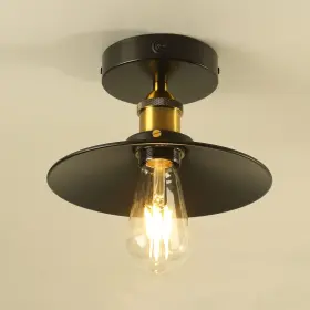 Maichis 973628451520 12v Rv Vintage Ceiling Light With E26 Bulb 3000k Warm White Led Fixture On/off S