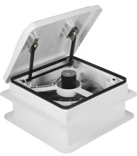 C16-1036-pafessa Maigenaite Rv Roof Vent Fan 14 Inch With Led Light 4 Speed 12v Exhaust Low Noise