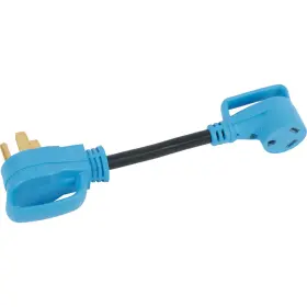 Makerz 879084002176 50 Amp To 30 Rv Adapter Cord 12 Inch Heavy Duty With Light Makerz 879084002176 50 Amp To 30 Rv Adapter Cord 12 Inch Heavy Duty With Light