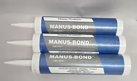 75am-hv Manus-bond 75 Am-hv White Industrial Grade Sealant Lot Of 3 75am-hv Manus-bond 75 Am-hv White Industrial Grade Sealant Lot Of 3