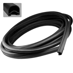 Marketty 488705264550 Rv Slide Out Seal 1 Inch X 15/16 35ft D-seal Black Rubber Weather For