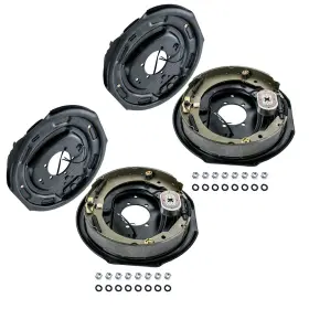 K23-180-00 Maxpeedingrods 2rfevi 4x Driver Passenger Side 12 Inch X 2 Electric Trailer Brake Assembly