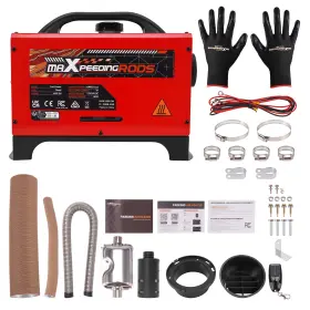 S6gw4e Maxpeedingrods 12v/24v 8kw Diesel Air Heater With 1 Hole App Lcd Remote For Car Pickup Yacht