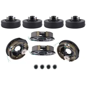 Maxpeedingrods U9q2n0 8x L R Electric Brake Trailer 5 On 4.5 Hub Drum Kit 3500 Lbs Axle High Quality