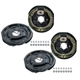 Vjx423 Maxpeedingrods 2 Pairs 12 Inch X2 Electric Trailer Brake Assembly Left And Right For 7000 Lbs Axle